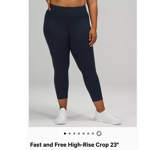 lululemon athletica Pants - NWT lululemon fast and free crop 23”